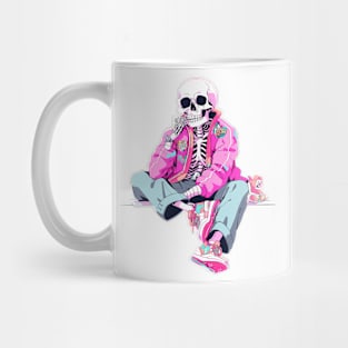 preppy skeleton Mug